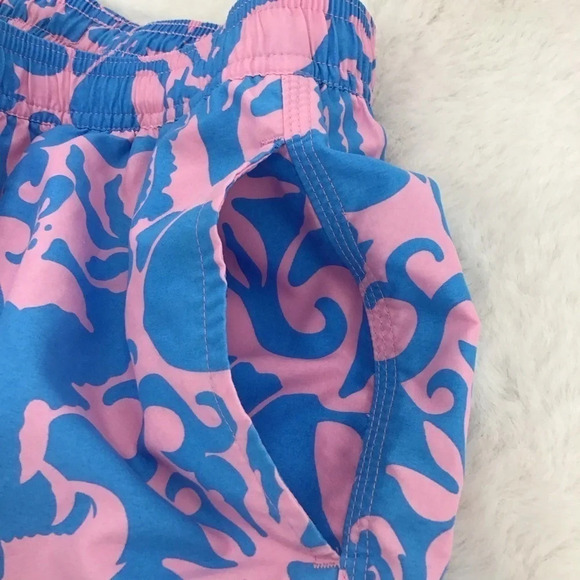 Vineyard Vines Men’s Printed Chappy Swim Trunks Starfish Seahorse Size Medium - Picture 3 of 8